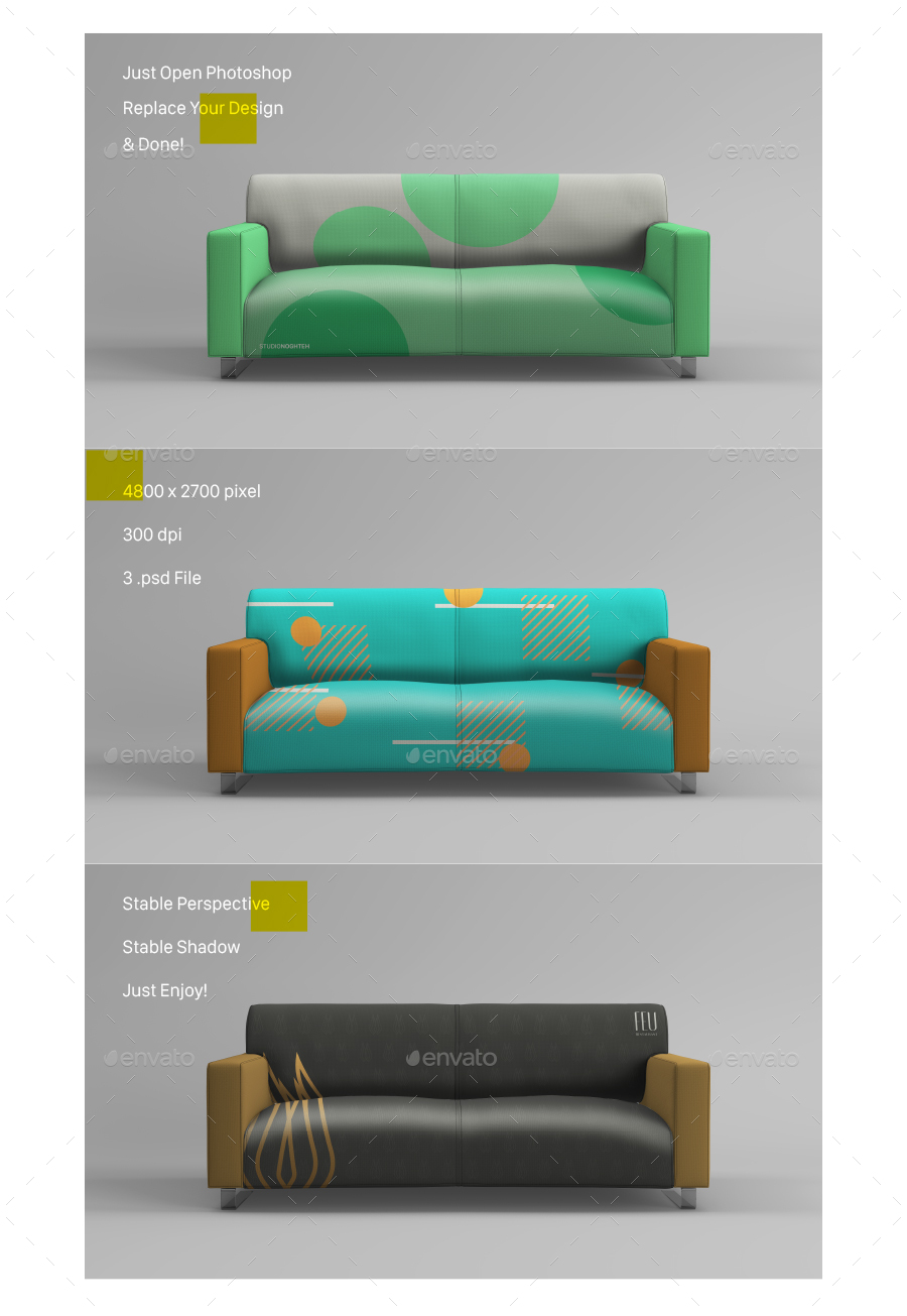 Furniture Mockup Set, Graphics GraphicRiver